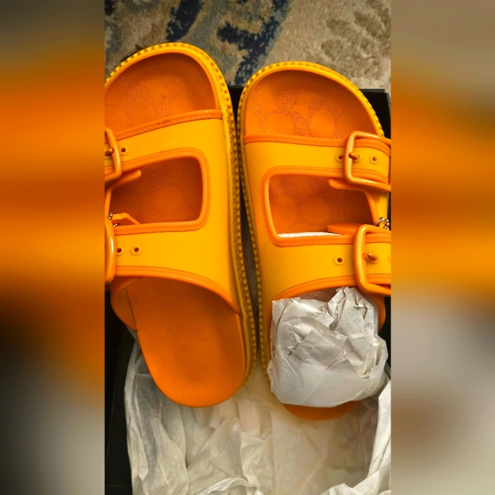 Coach Lucy Rubber Platform Sandal